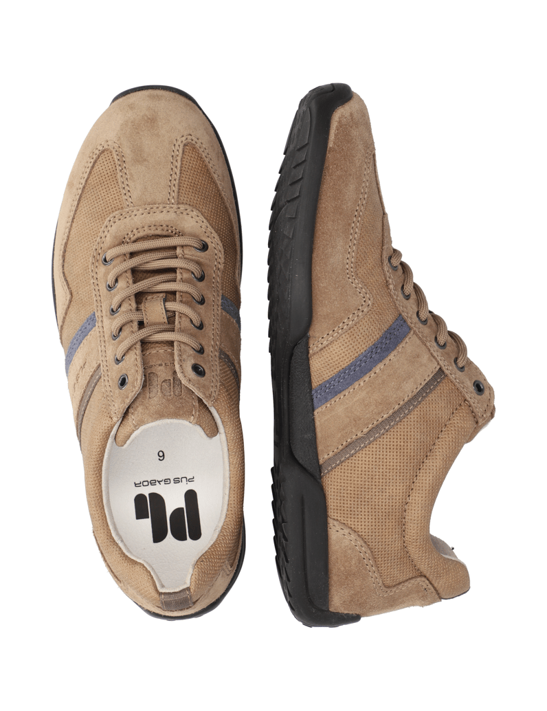 Pius-Gabor-Veloursleder-Schnürer-sportiv-beige