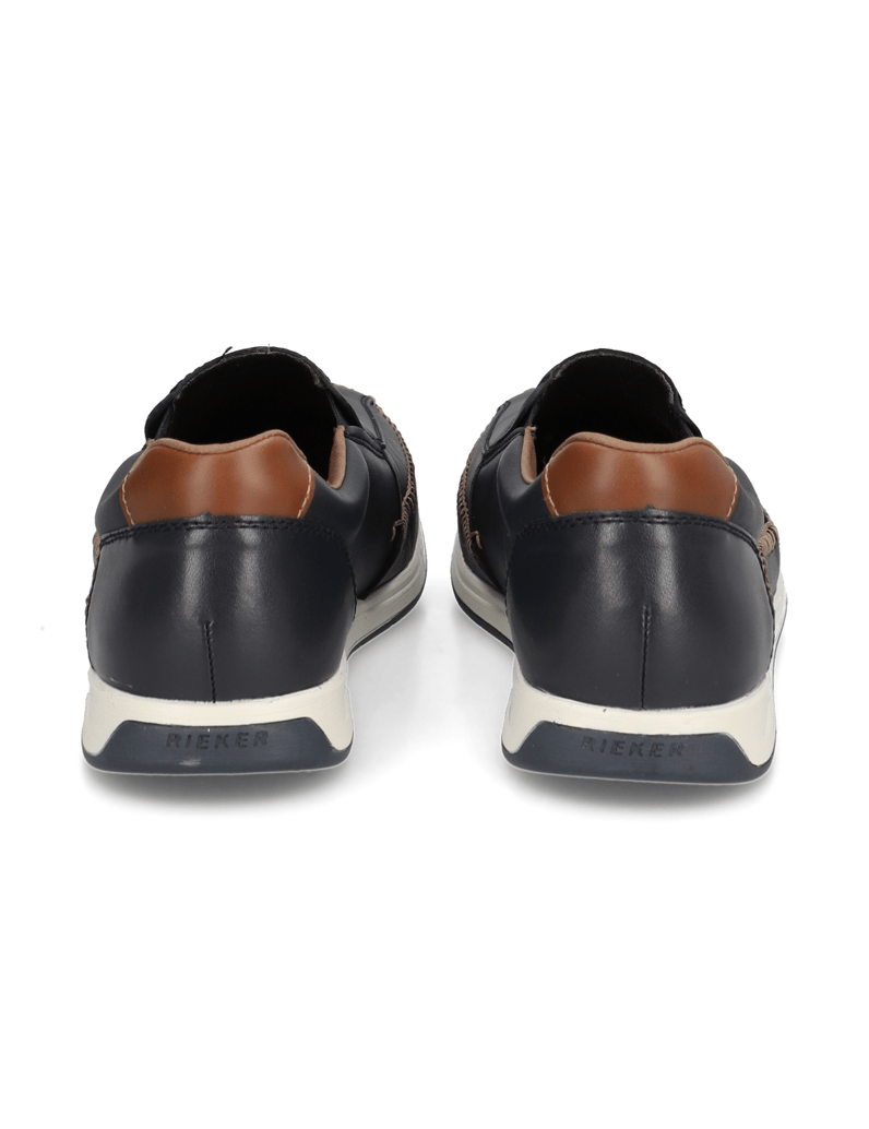 Rieker-Glattleder-Slipper-sportiv-cognac