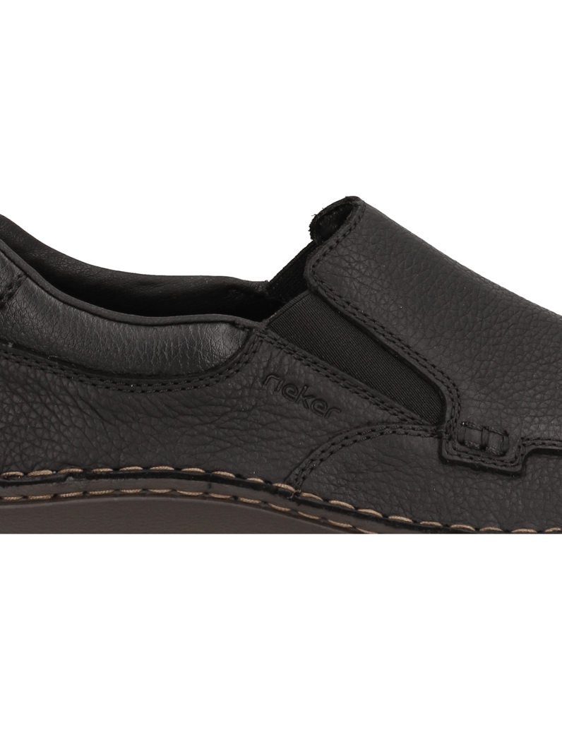 Rieker-hladká-kůže-sportovní-nazouvací-boty-černá