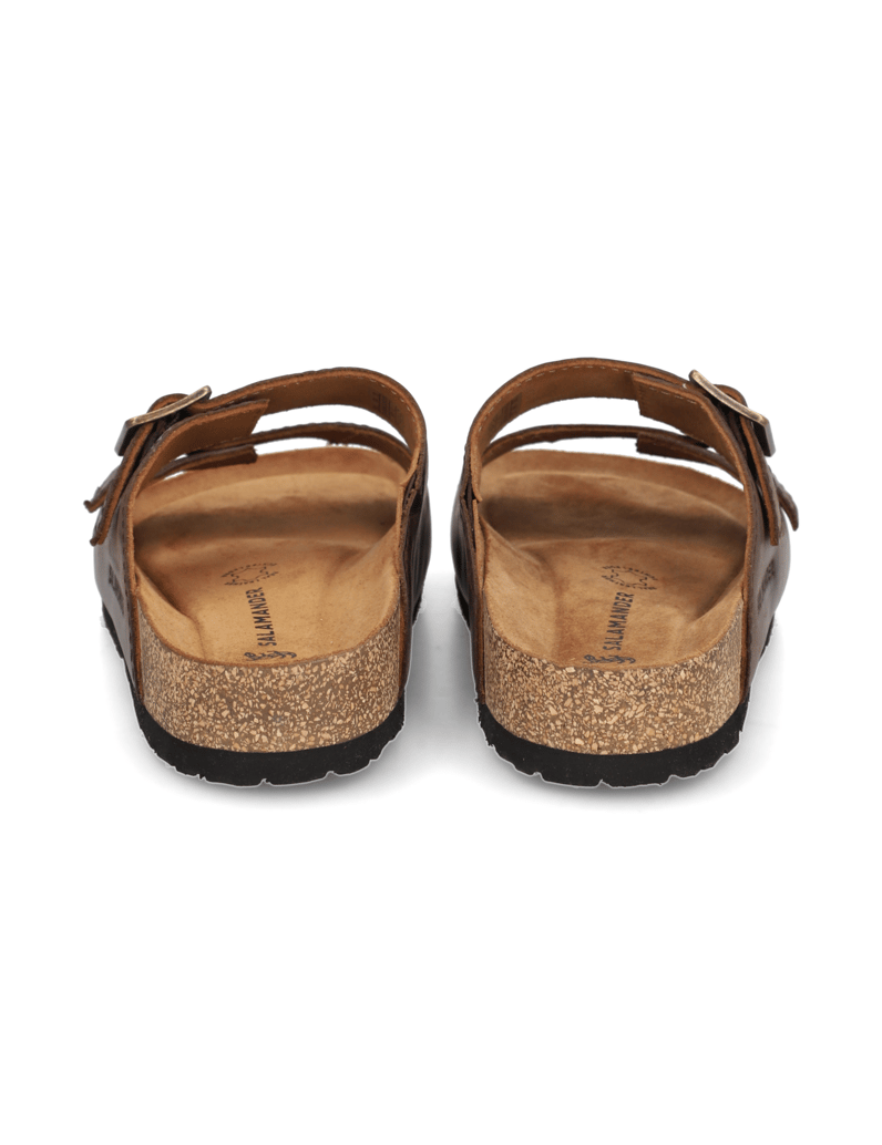 Salamander-hladká-kůže-pantofle-černá