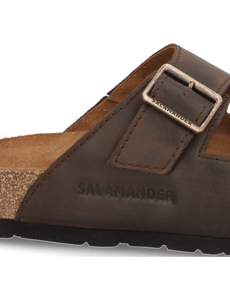 Salamander-hladká-kůže-pantofle-černá