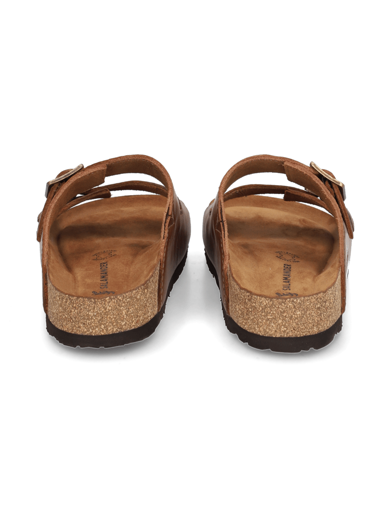 Salamander-hladká-kůže-pantofle-černá