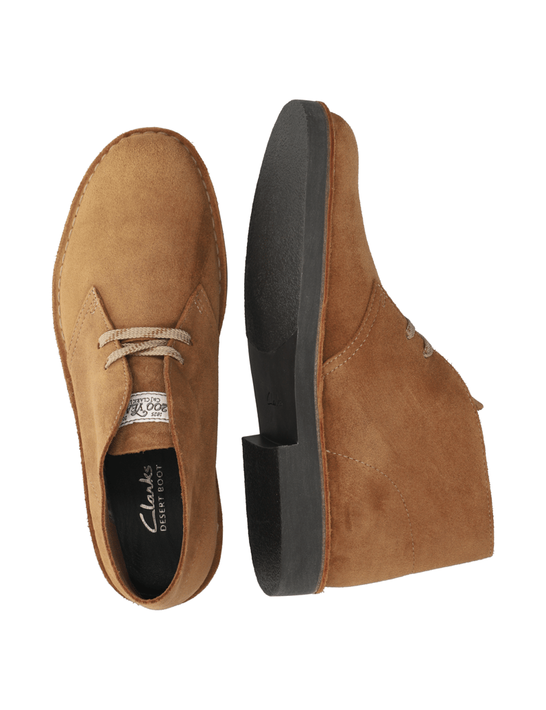 Clarks-členková-obuv-hnedá