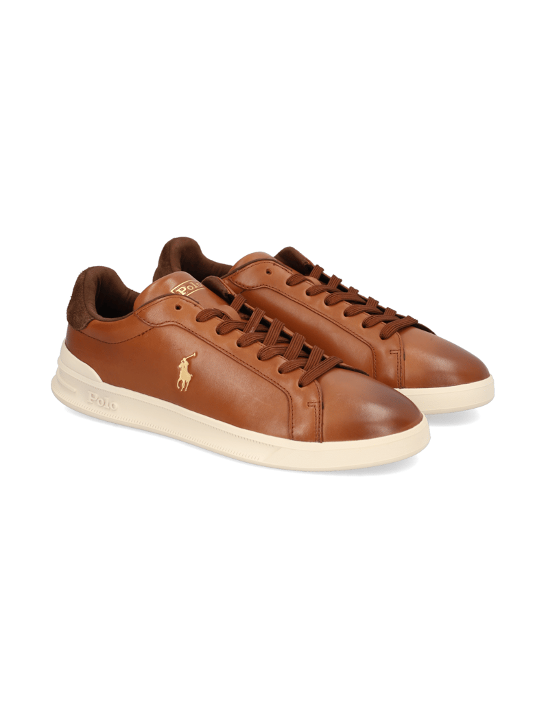 Polo-Ralph-Lauren-HRT-CT-II-SNEAKERS-LOW-TOP-LACE-cognac