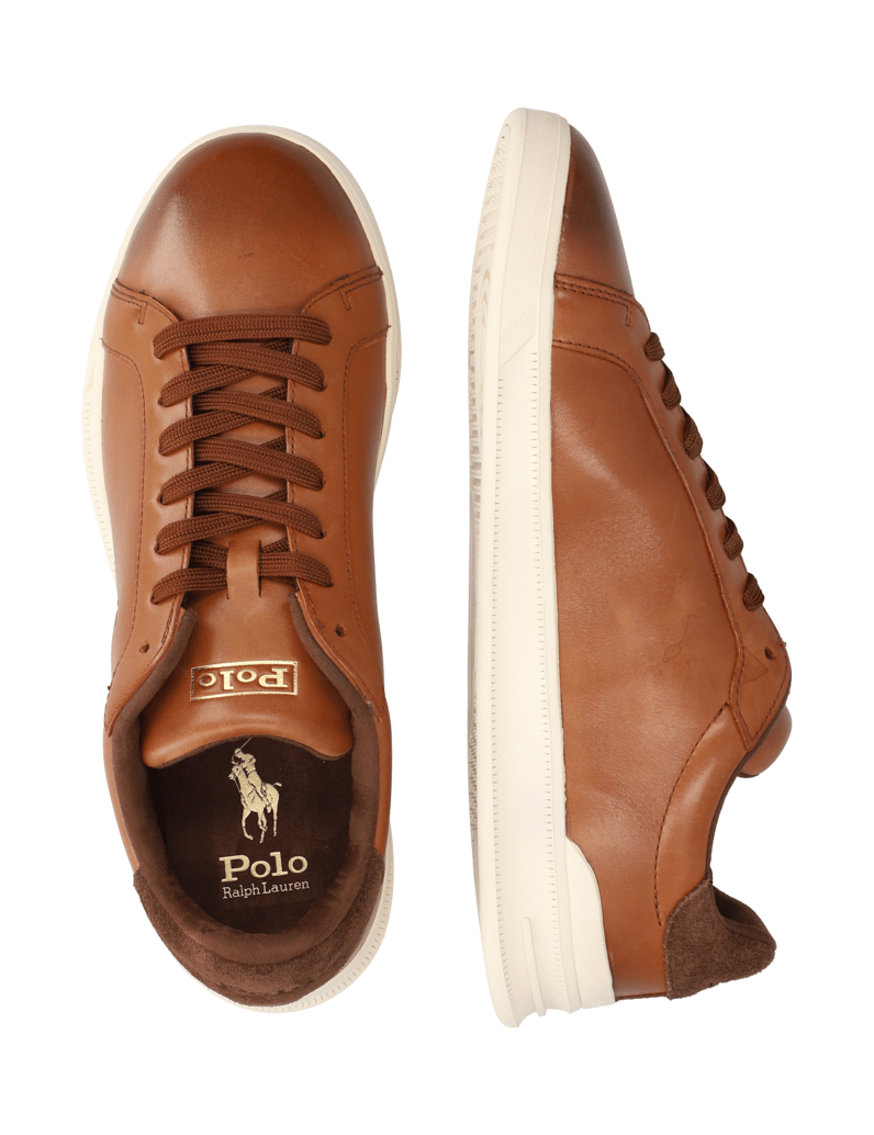 Polo-Ralph-Lauren-HRT-CT-II-SNEAKERS-LOW-TOP-LACE-cognac