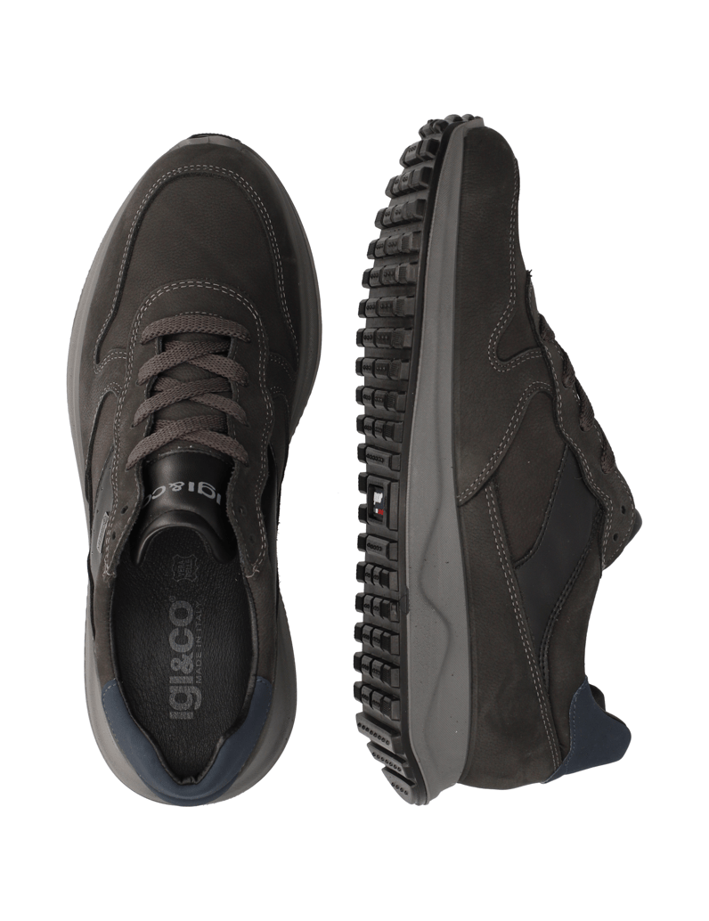 IGI&CO-nubuk-sportovní-polobotky-šedá