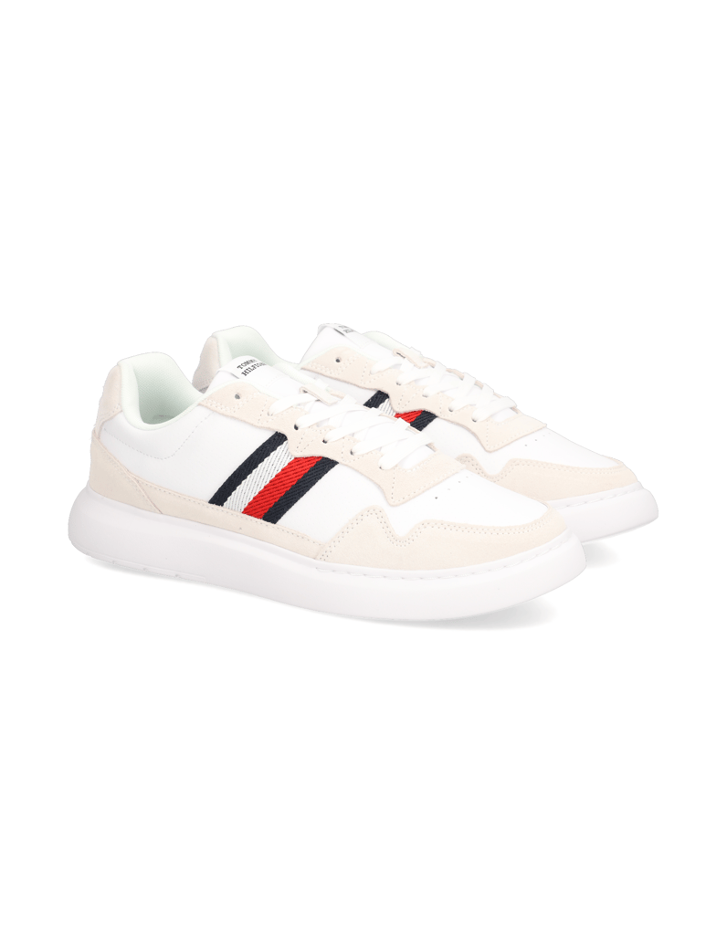 Tommy-Hilfiger-LIGHT-CUPSOLE-LTH-MIX-STRIPES-biela