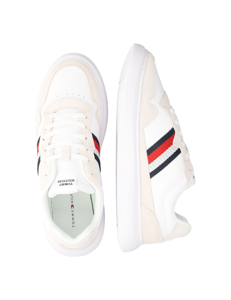Tommy-Hilfiger-LIGHT-CUPSOLE-LTH-MIX-STRIPES-biela