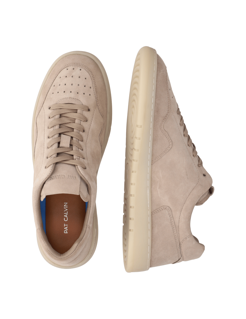 Pat-Calvin-Veloursleder-Sneaker-bež