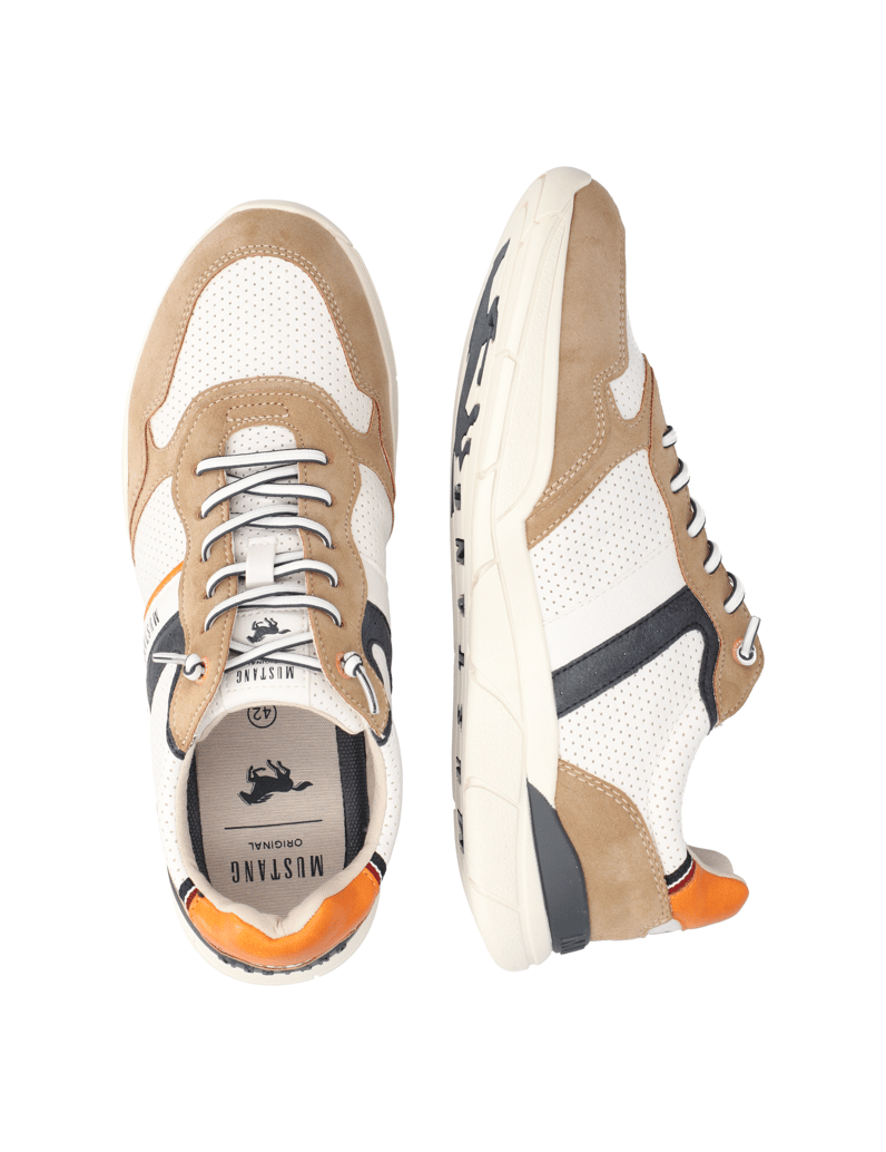 Mustang-Schnürer-Sportiv-beige