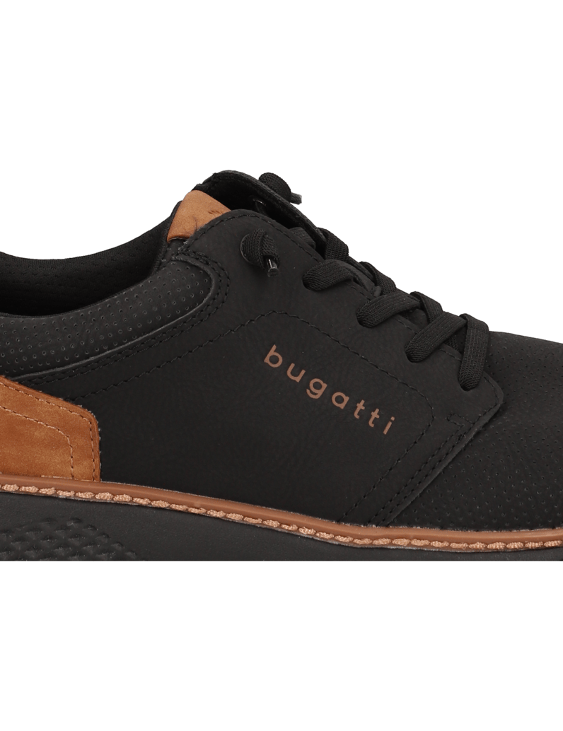 BUGATTI-DENIM-sportová-šnurovacia-obuv-čierna