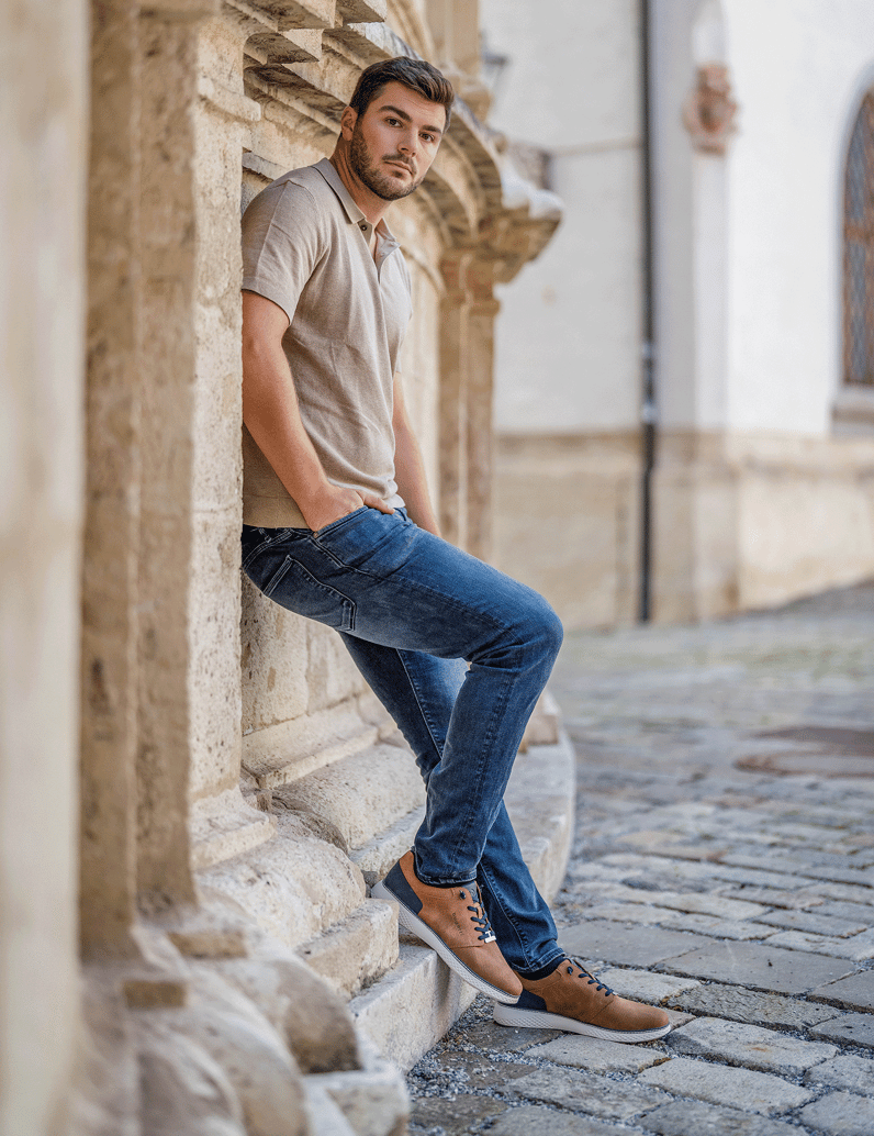 BUGATTI-DENIM-sportová-šnurovacia-obuv-čierna