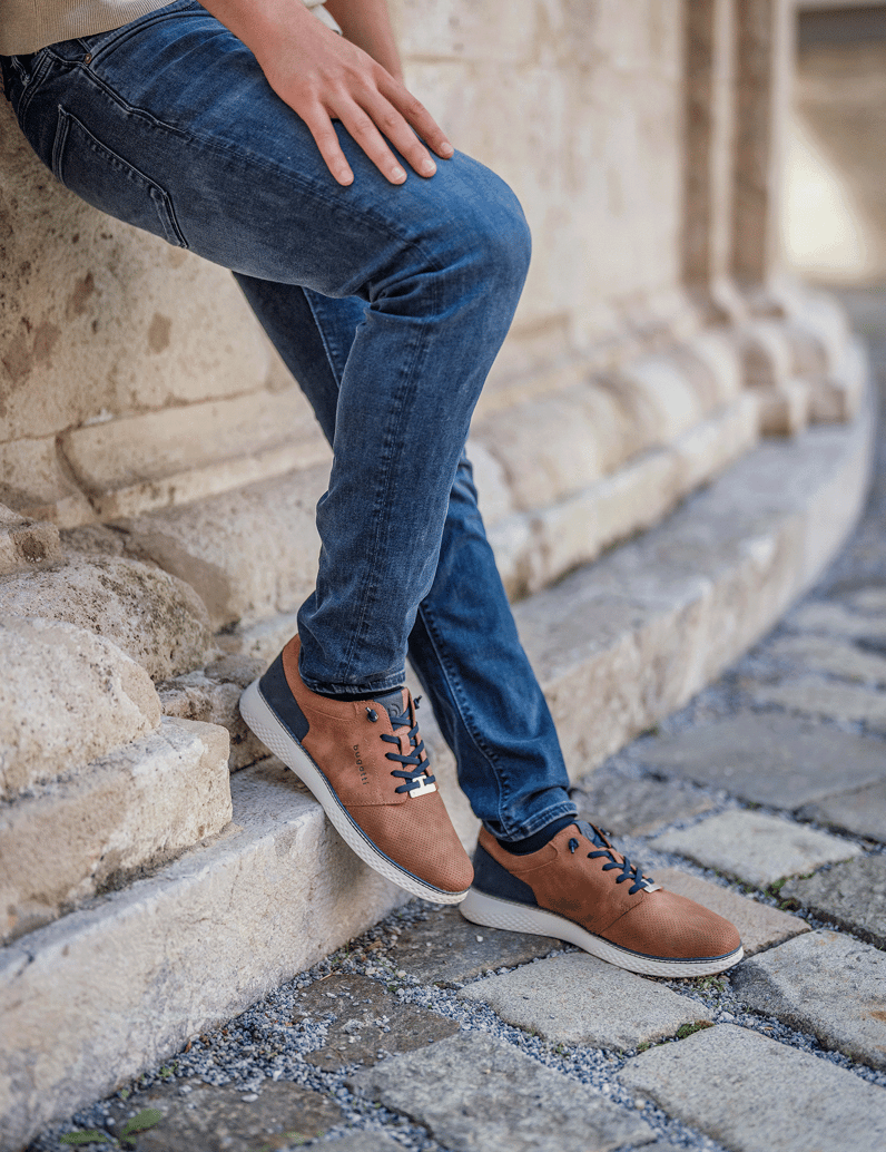 BUGATTI-DENIM-sportová-šnurovacia-obuv-čierna