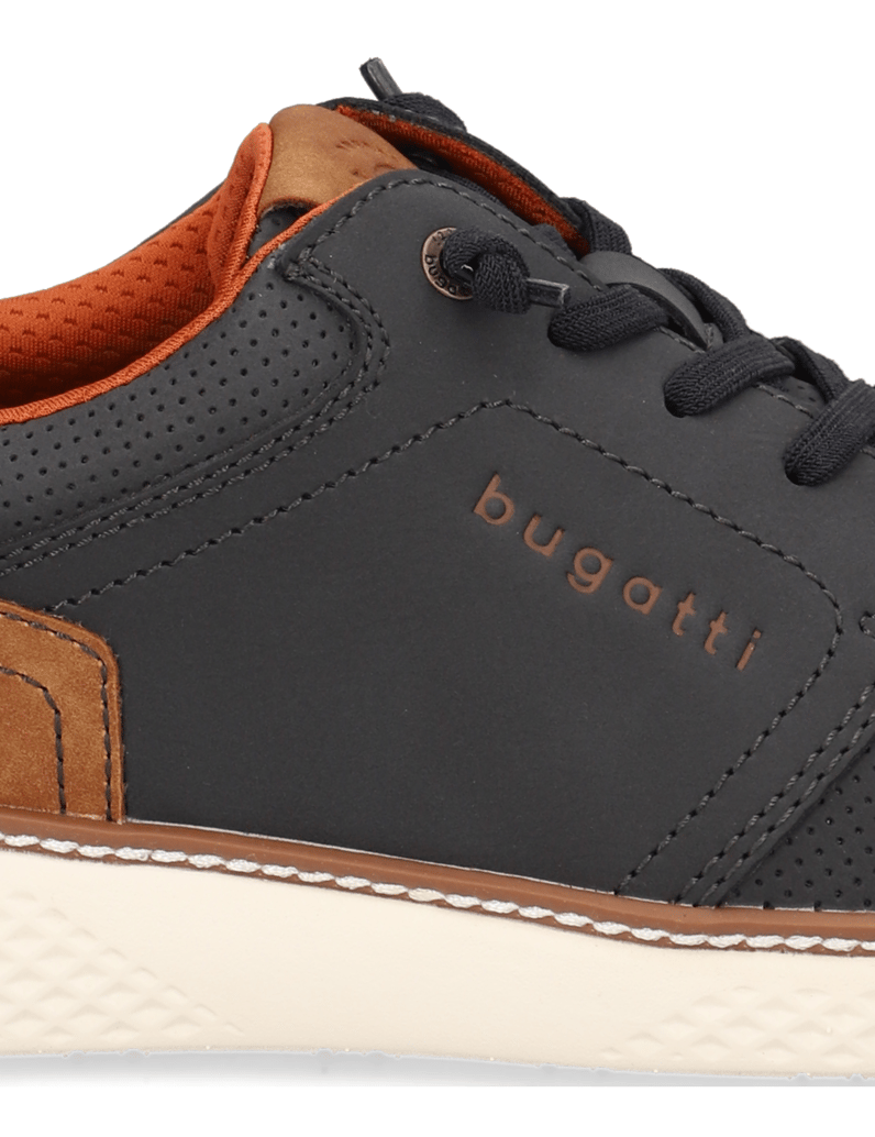 BUGATTI-DENIM-sportová-šnurovacia-obuv-čierna