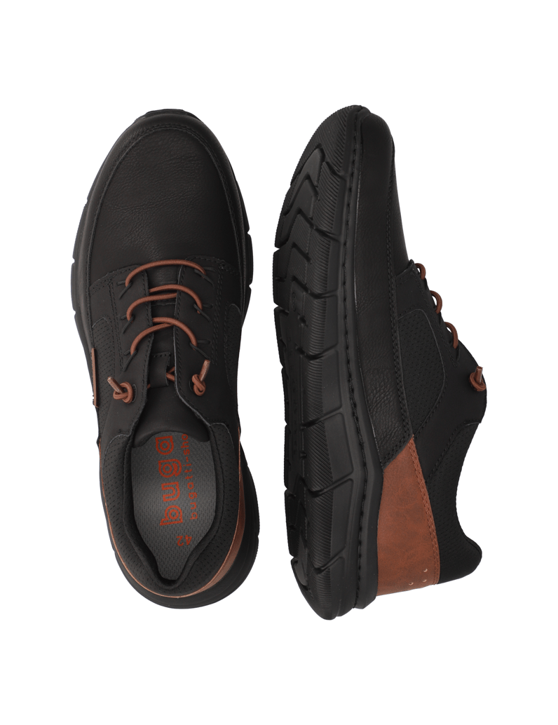 BUGATTI-DENIM-Schnürer-sportiv-schwarz