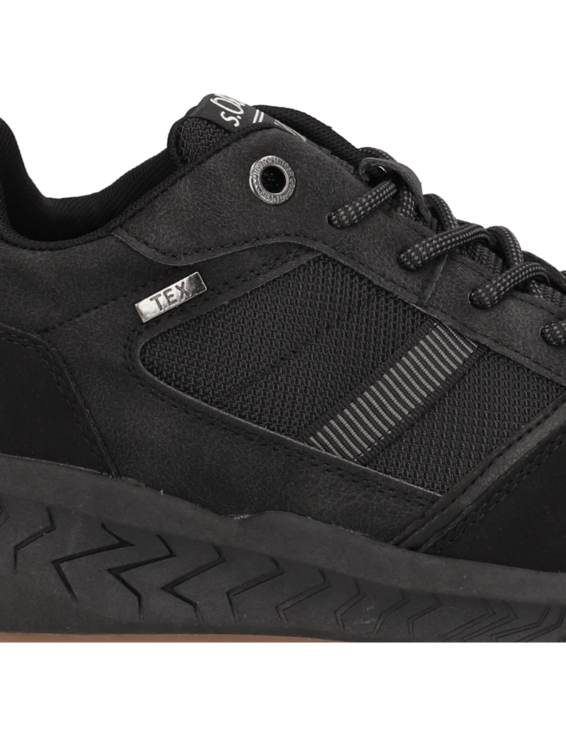 S.Oliver-Imitácia-kože-tenisky-černá