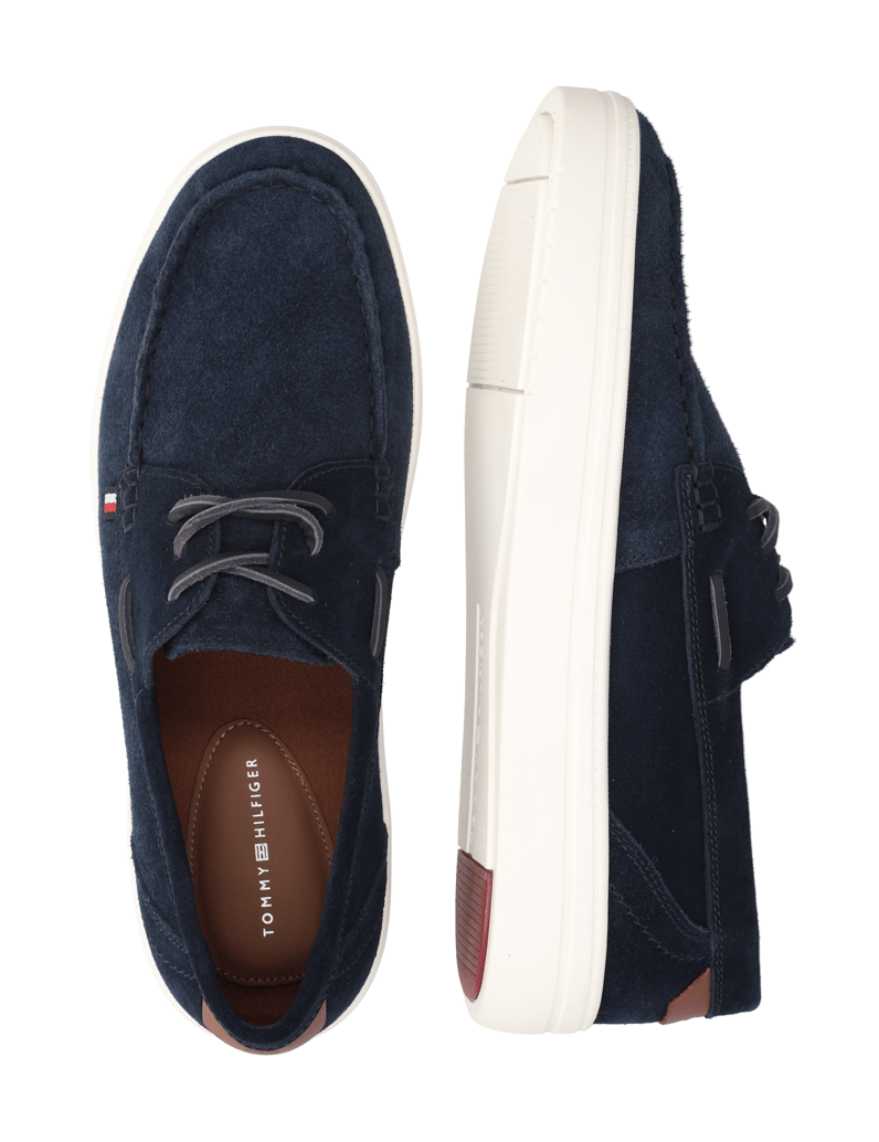 Tommy-Hilfiger-sportová-šnurovacia-obuv-modrá