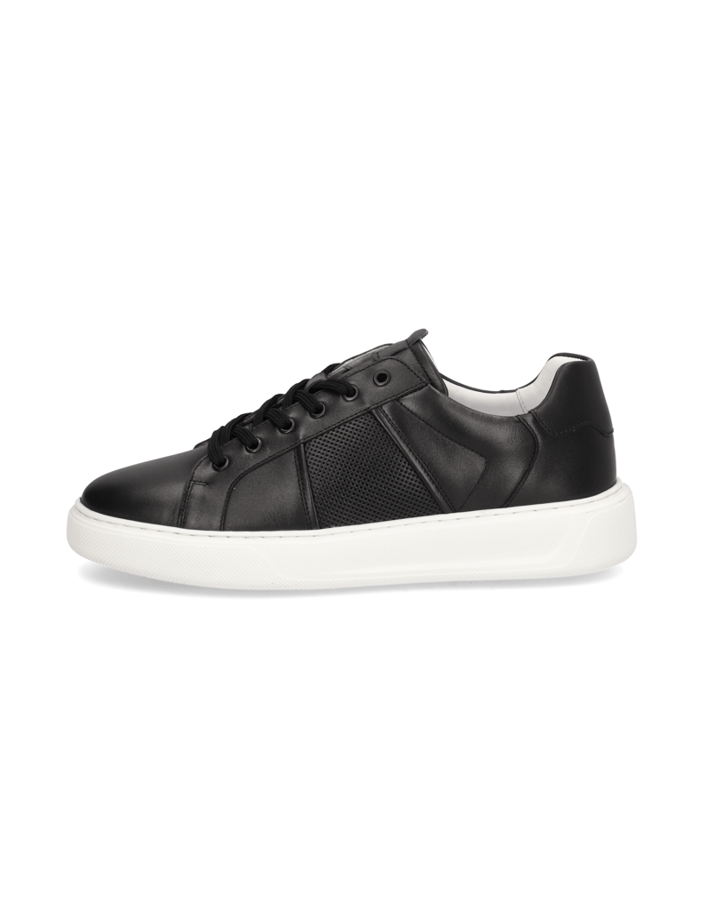 Pat-Calvin-Glattleder-Sneaker-schwarz