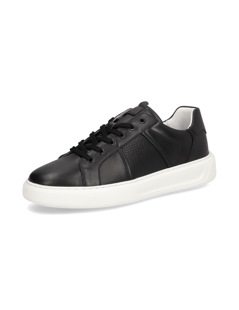 Pat-Calvin-Glattleder-Sneaker-schwarz