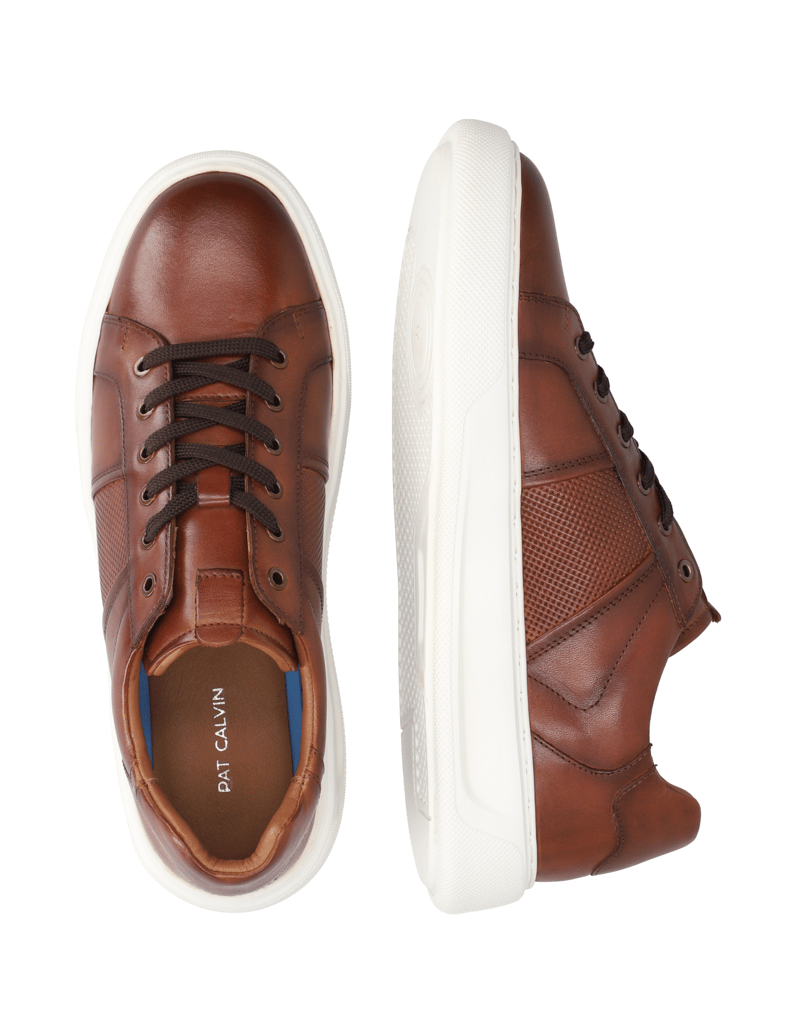 Pat-Calvin-Glattleder-Sneaker-schwarz