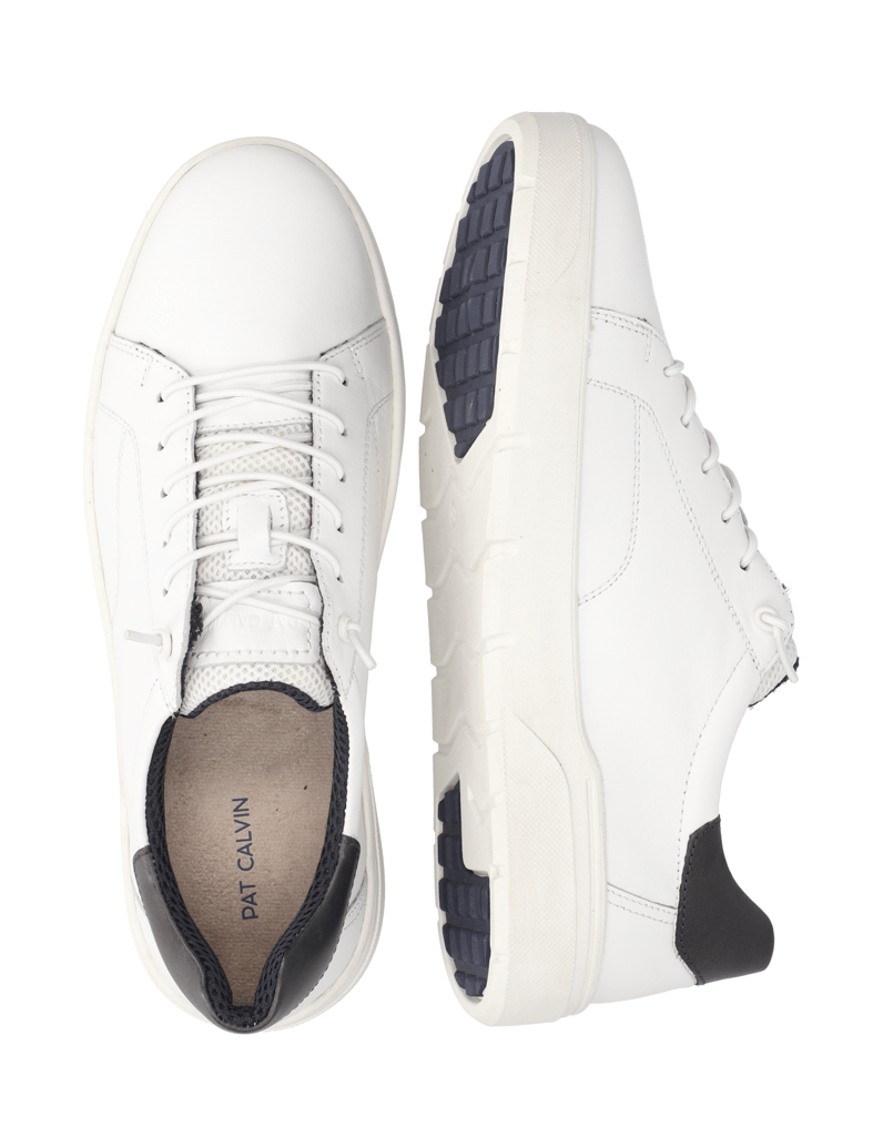Pat-Calvin-hladká-kůže-tenisky-hnědá