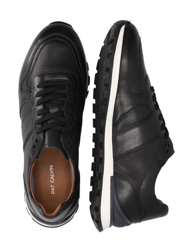 Pat-Calvin-gladko-usnje-superge-črna
