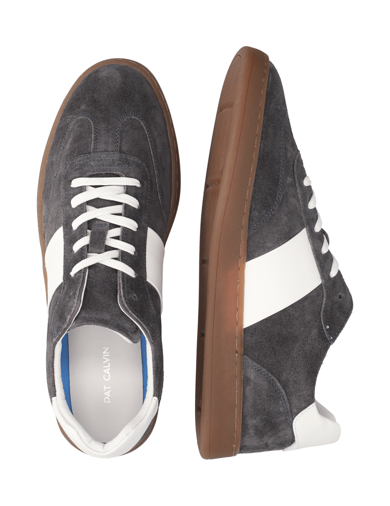 Pat-Calvin-velur-tenisky-modrá