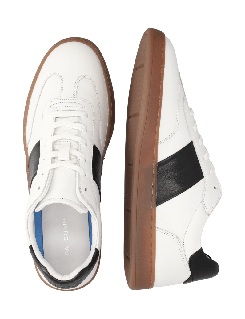 Pat-Calvin-hladká-kůže-tenisky-modrá