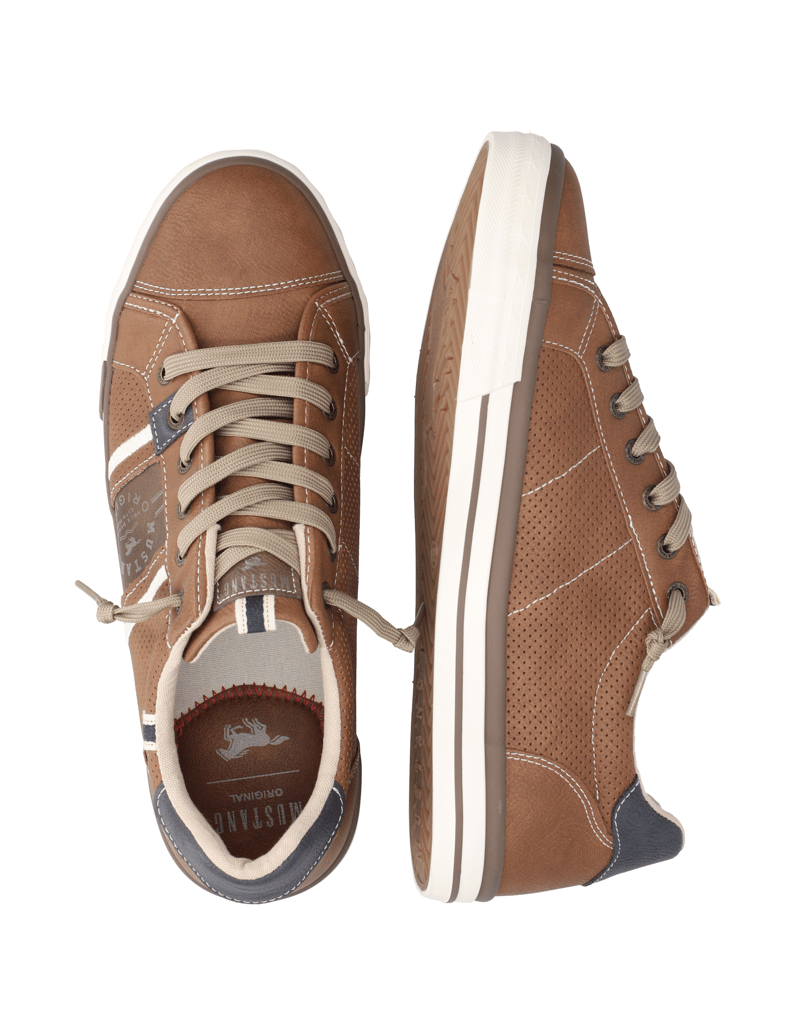 Mustang-Sneaker-cognac