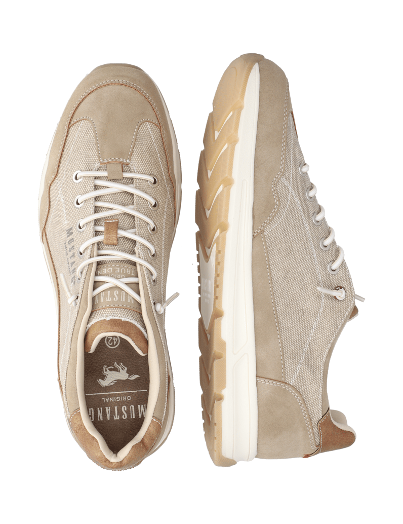 Mustang-textil-tenisky-béžová