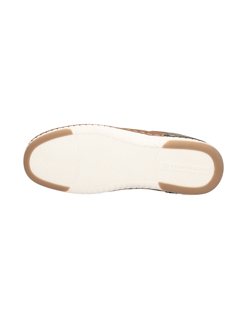 Tom-Tailor-imitácia-kože-tenisky-khaki