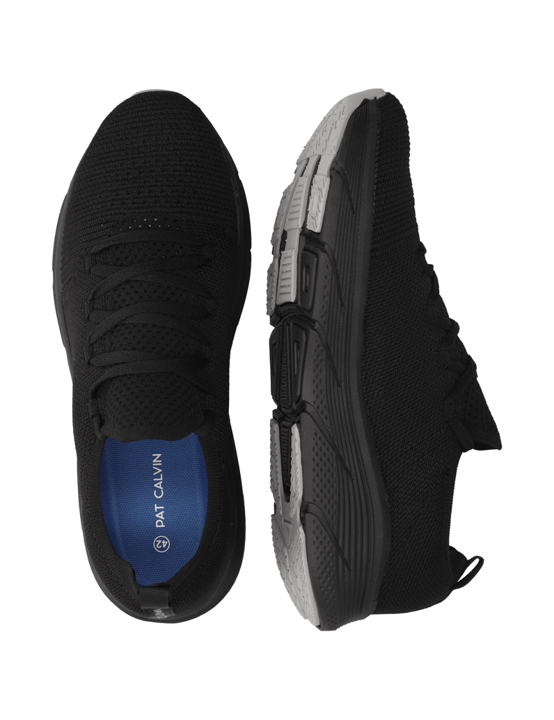 Pat-Calvin-textil-tenisky-černá