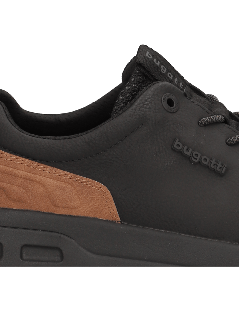 BUGATTI-DENIM-Textil-Schnürer-sportiv-schwarz