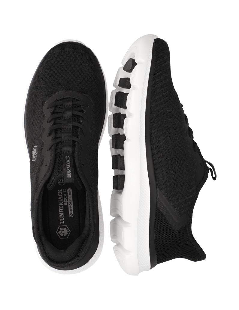 Lumberjack-tekstil-superge-črna