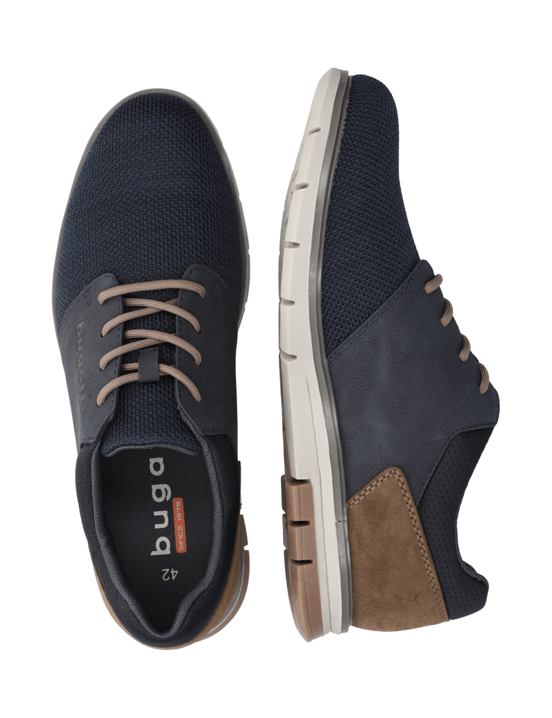 BUGATTI-DENIM-športni-čevlji-na-vezalke-konjak
