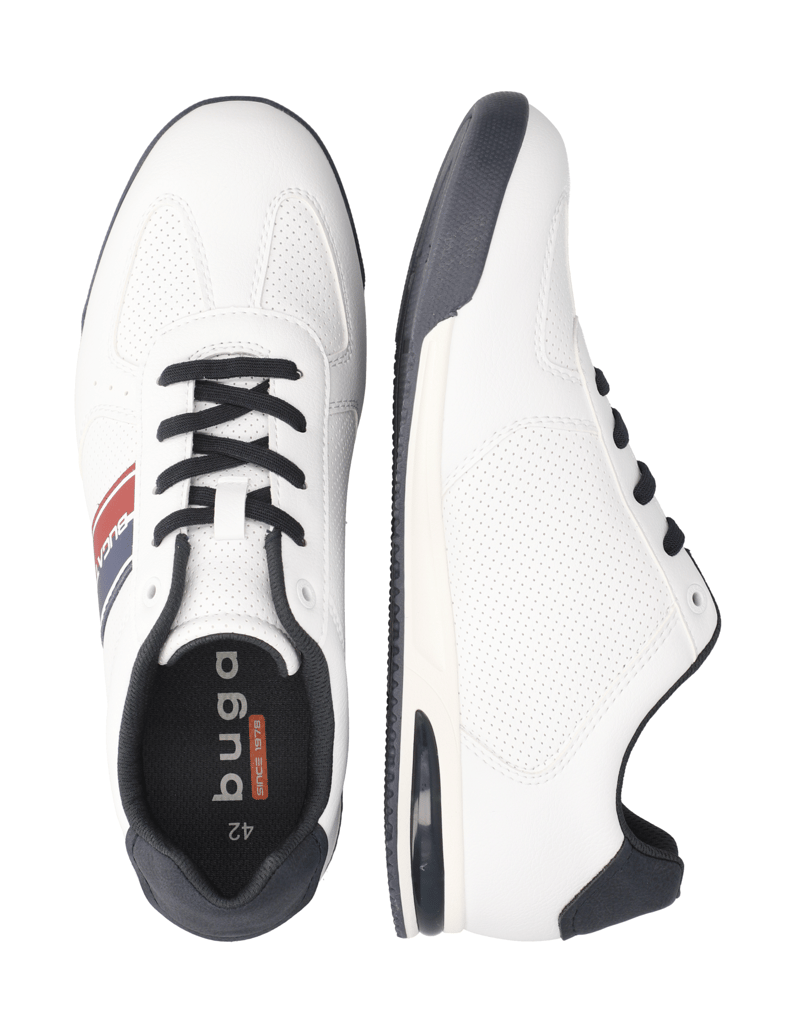 BUGATTI-DENIM-Sneaker-weiss