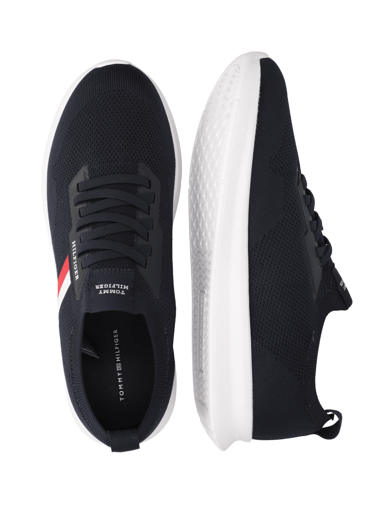 Tommy-Hilfiger-LIGHTWEIGHT-KNITTED-RUNNER-modra