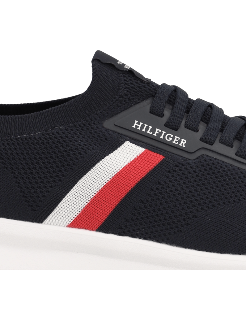 Tommy-Hilfiger-LIGHTWEIGHT-KNITTED-RUNNER-modra