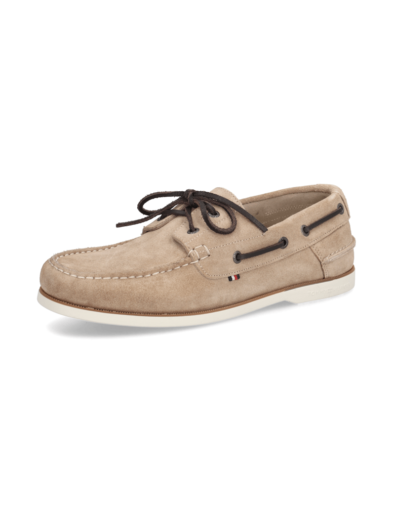 Tommy-Hilfiger-TH-BOAT-SHOE-CORE-SUEDE-bež