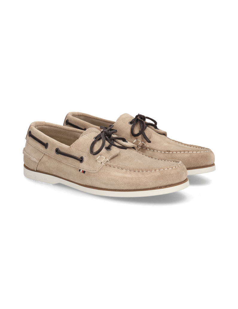 Tommy-Hilfiger-TH-BOAT-SHOE-CORE-SUEDE-bež