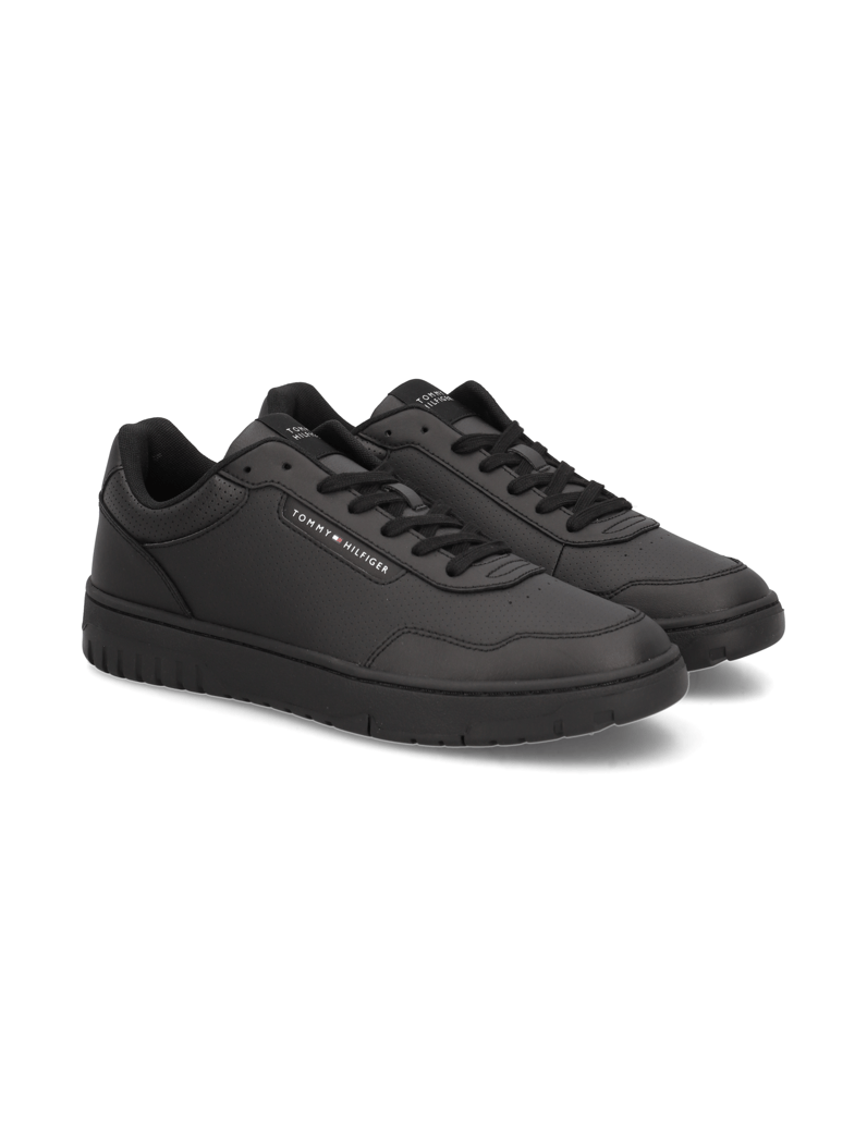 Tommy-Hilfiger-TH-BASKET-CORE-LEATHER-schwarz