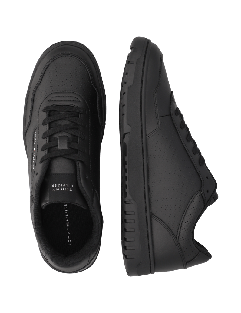 Tommy-Hilfiger-TH-BASKET-CORE-LEATHER-schwarz