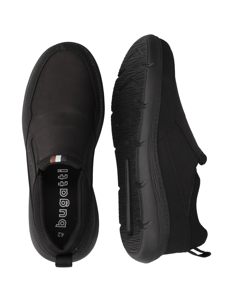 BUGATTI-DENIM-nazouvací-boty-černá