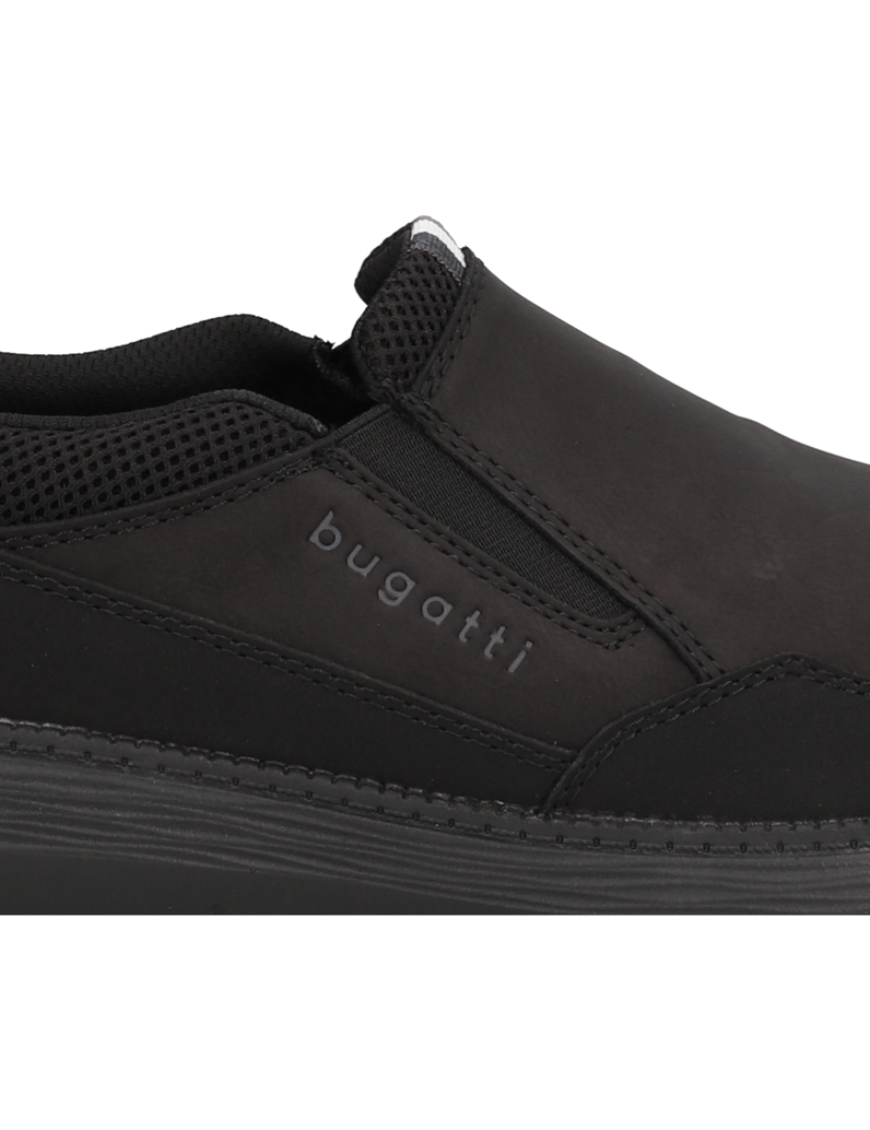 BUGATTI-DENIM-nazouvací-boty-černá