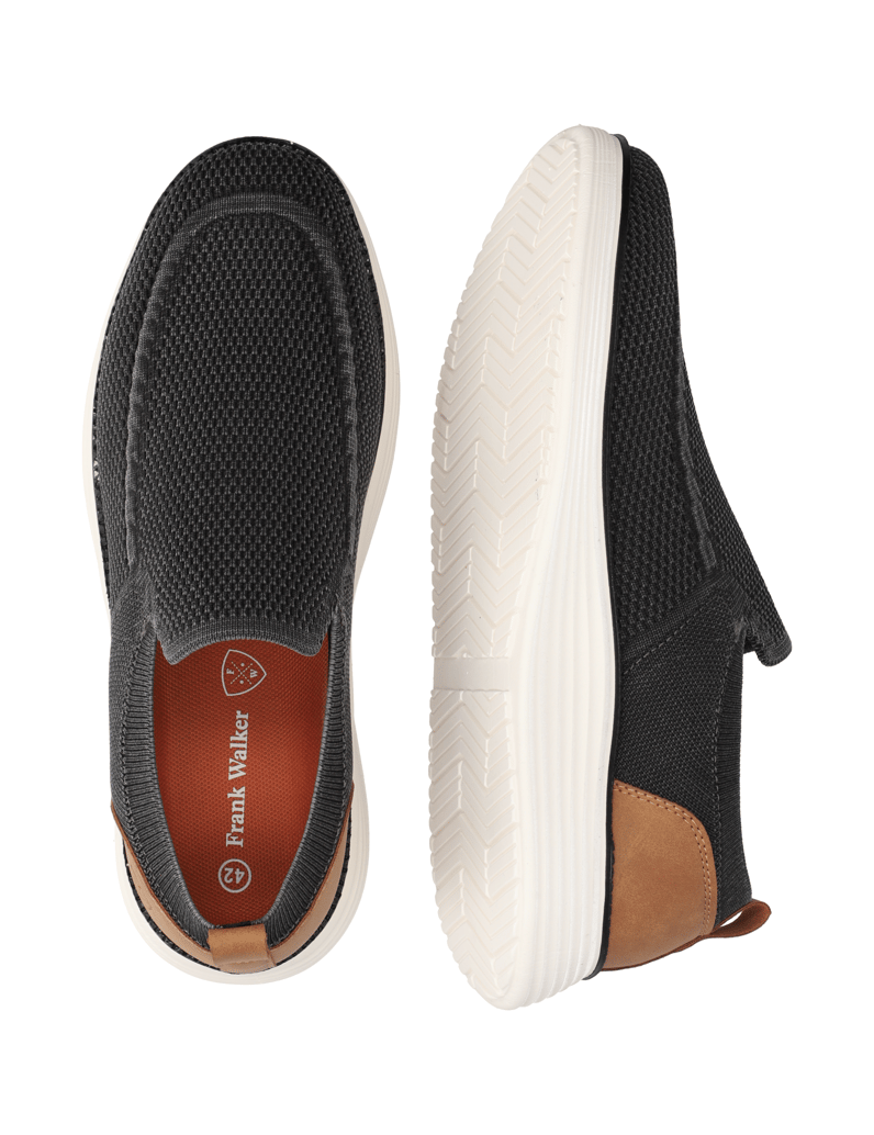 Frank-Walker-Textil-Slipper-sportiv-schwarz