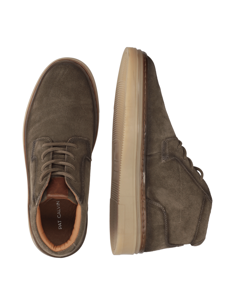 Pat-Calvin-Veloursleder-Sneaker-Mid-Cut-braun