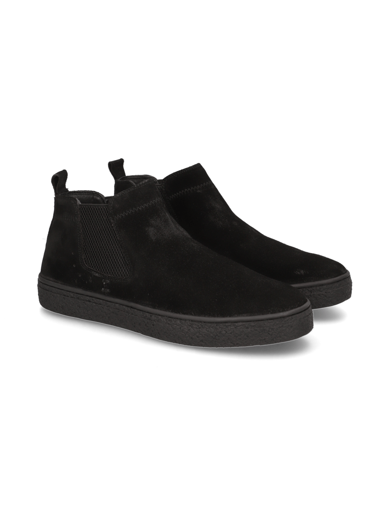 Pat-Calvin-Veloursleder-Chelsea-Boot-schwarz