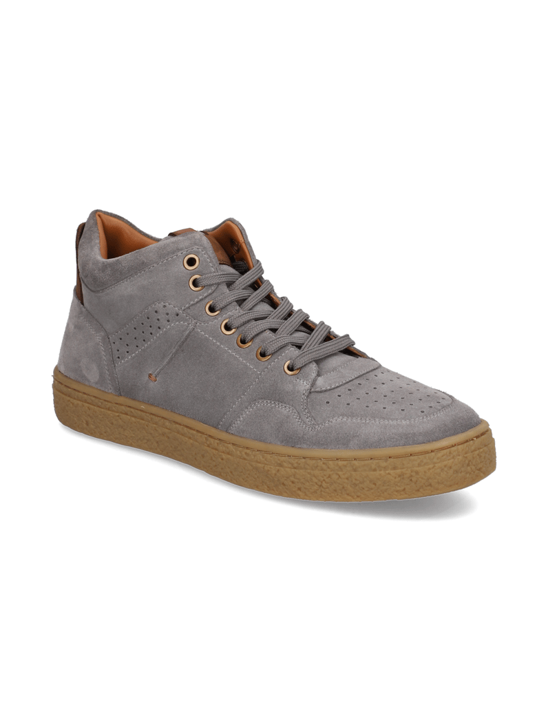 Pat-Calvin-Veloursleder-Sneaker-Mid-Cut-grau
