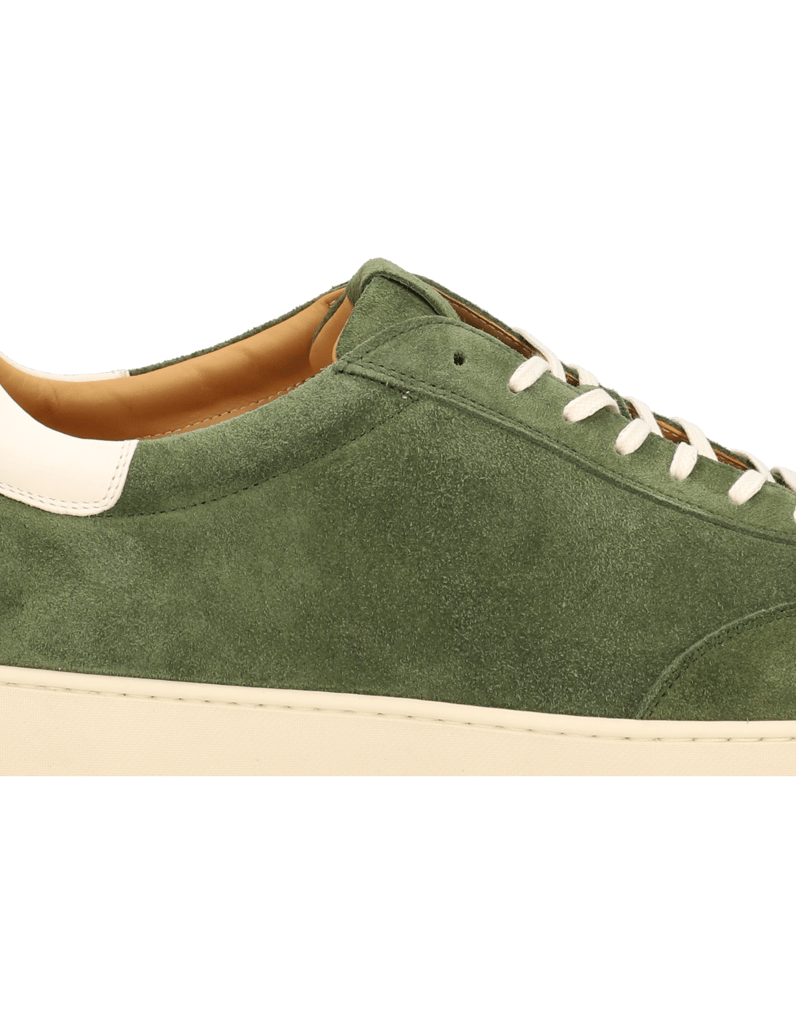 Rolando-Sturlini-Veloursleder-Sneaker-weiss
