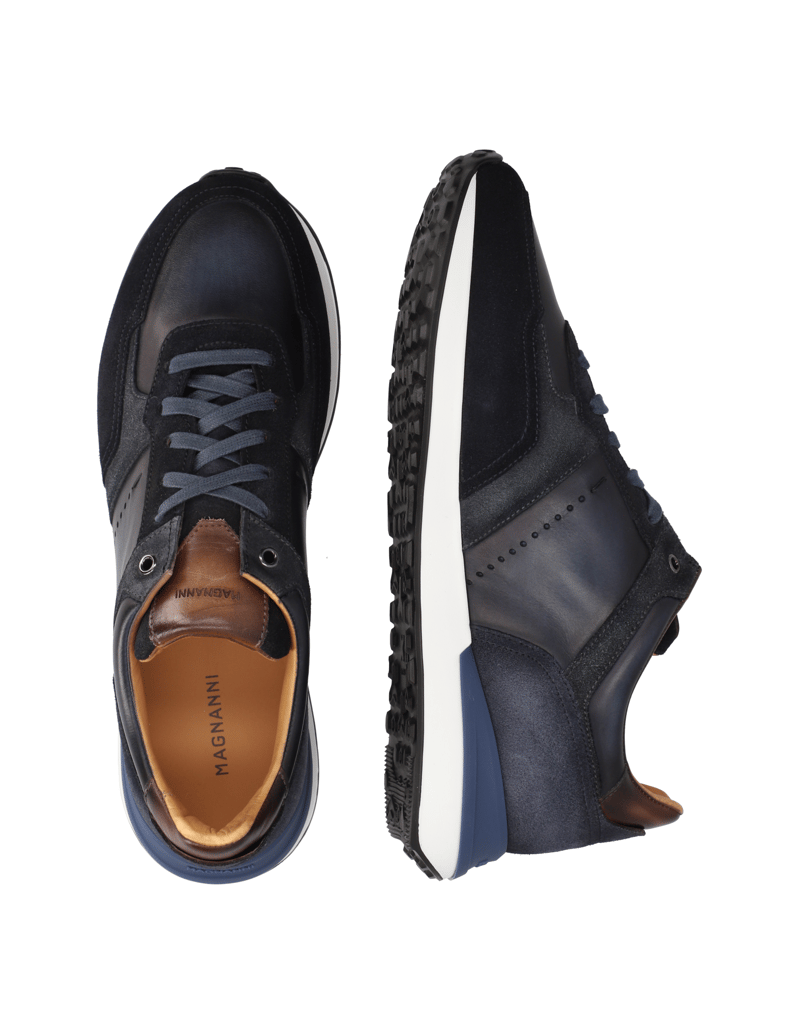 Magnanni-Lederkombination-Schnürer-elegant-grau